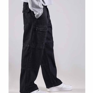 Best Quality Latest Design <b>Men</b> Straight <b>High</b> <b>Waist</b> Denim <b>Jeans</b> Custom Logo 100% Cotton Breathable Windproof Wholesale - Product Image 5