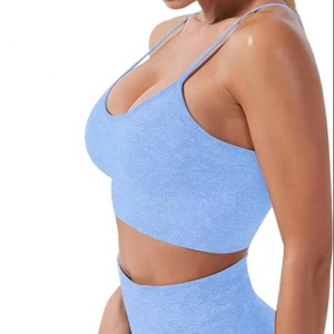 Vente en gros Vêtements de sport pour la course à pied Ensemble fitness compression yoga Scrunch Butt Design Vêtements de sport pour femmes pour pantalons de jogging de gymnastique - Product Image 1