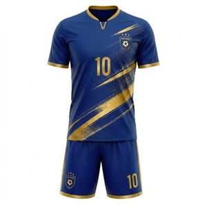 Conjunto de Uniforme de Fútbol Negro Personalizado para Hombre, Sublimado, Transpirable, de Secado Rápido, con Pantalones Cortos y Logotipo Personalizado - Product Image 3