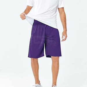 Shorts de sport en mesh de qualité supérieure, design confortable, tissu doux, idéal pour l'entraînement physique, la course à pied et les activités quotidiennes. - Product Image 3