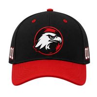 Gorra de Béisbol Deportiva Negra y Roja, Premium, Ajustable, con Cierre a Presión, Logotipo Bordado en la Parte Delantera, Transpirable, Impermeable, 100% Algodón, para Hombre y Mujer