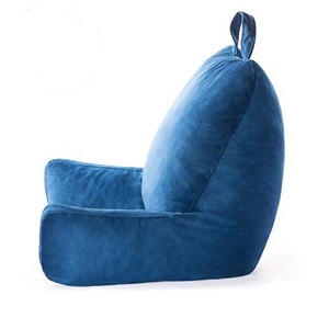 Solid Pattern Oblong Shape Bed Rest Sofa Back Memory Foam <b>Reading</b> <b>Pillow</b> Massage Flame Retardant - Product Image 2
