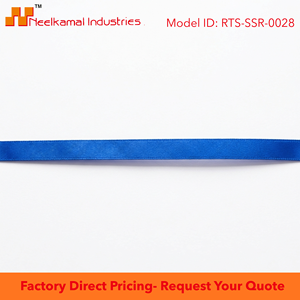Ruban en satin bleu roi 6 mm simple face, vente en gros, lot de 20 rouleaux x 8 mètres, pour présentation de trophées, cérémonies académiques, étiquettes cadeaux - Product Image 6