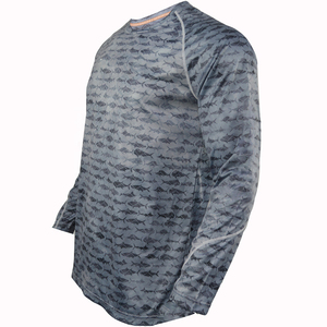 Camiseta de Pesca de Manga Larga para Hombre con Protección Solar UPF 50+, Camisas de Pesca de Alto Rendimiento, Ropa de Pesca de Secado Rápido - Product Image 3
