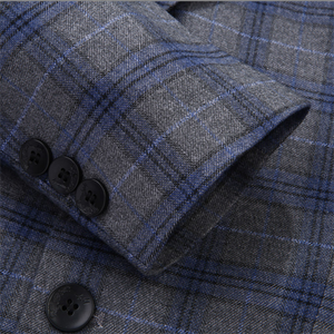 Blazers pour hommes en tissu 100% laine de qualité supérieure, à simple boutonnage, col en V, costume pour messieurs, manteau pour occasions de fête, disponible - Product Image 3