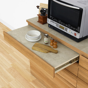 Modern Wood 2-Drawer <b>Chest</b> with Wheels Living Room Cabinet Minimalist <b>Storage</b> Furniture - Product Image 4