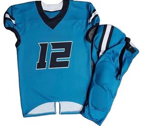 Uniformes entièrement personnalisés, respirants, taille sur mesure, confortables, haute qualité, prix raisonnable, uniforme de football américain - Product Image 1