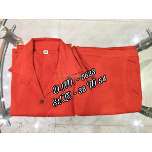 ผ้าคอตตอนแบบหนาที่สวยงามยืดได้ผ้าคอตตอนพร้อมกระดุมไม้ - Product Image 3