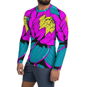 Camiseta de Compresión Rashguard para Hombre, Personalizada con Serigrafía de Alta Calidad, Secado Rápido, Transpirable, para Deportes Acuáticos, Venta al Por Mayor - Product Image 3
