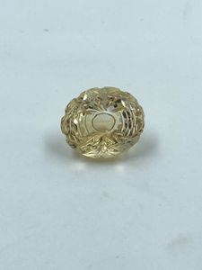 พลอยสีเหลืองอ่อนประดับอัญมณีธรรมชาติทรงรี12.55Cts สีเหลืองอ่อนแฟนซีสีสดใส - Product Image 4