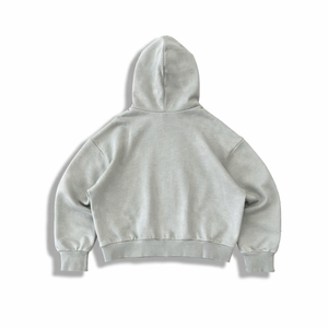 Sweat-shirts à capuche zippés unisexes en molleton épais de coton uni de haute qualité, coupe oversize, personnalisables, grandes tailles pour hommes - Product Image 4