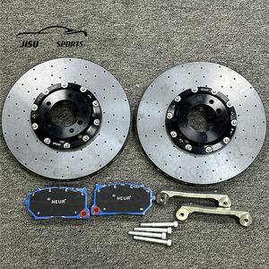 Disco de Freno de Carbono Automotriz de Fábrica, Delantero de 410 mm, Trasero de 390 mm, Rotor de Freno Cerámico de 20 Pulgadas para Porsche <span class=keywords><strong>Tycan</strong></span> 971 911 718 Cayenne Panamera - Product Image 5