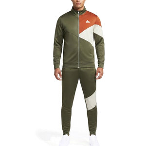 Trendy <b>Men</b> Solid Tracksuit Sportswear Athletic Eco-Friendly Quick Dry Full Zip Training <b>Jacket</b> <b>Track</b> Pants Custom Teamwear - Product Image 1