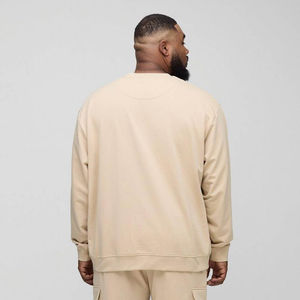 Sudadera Transpirable de Alta Calidad, Color Gris Básico, Estampado de Cara de Biggie, Sudadera Personalizada de Algodón Mezclado, Venta al Por Mayor - Product Image 3