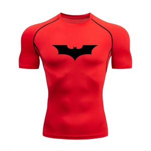 Nouveauté 2026 : T-shirts de compression pour hommes imprimés, respirants et antibactériens en Spandex/Polyester, personnalisables avec logo – Collection Printemps, Vente Flash - Product Image 3