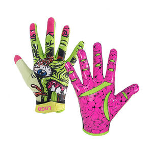 Gants de football en latex avec surface antidérapante pour les matchs de compétition, fabrication en usine pour les marques. - Product Image 4