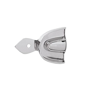 Plateaux d'empreinte dentaire professionnels en acier inoxydable | # 5 XS-Lower Perforated Metal Impression Tray |   Réutilisable, qualité chirurgicale - Product Image 5