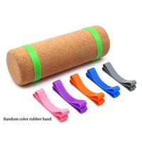 Ensemble de rouleaux de yoga écologiques 30*10cm, rouleau de massage des tissus profonds, rouleau en mousse de liège avec logo personnalisé