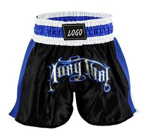 Pantalones Cortos de Alta Calidad para Gimnasio de MMA, Boxeo, Kickboxing, Muay Thai, Unisex, Ligeros, Transpirables, de Poliéster Elástico de 220 g, Color Personalizado OEM - Product Image 1