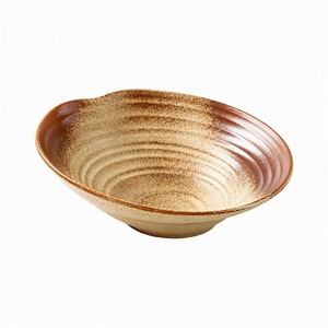 Juego de Vajilla de Porcelana Ecológica de Color Amarillo Natural con Patrón de Líneas Entrelazadas Únicas en Varios Estilos - Product Image 4