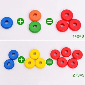 Juguete Educativo de Madera Montessori, Palitos de Cuentas para Clasificar por Color y Contar, Rompecabezas de Aprendizaje Temprano - Product Image 4