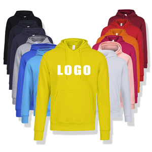Sweat à capuche pour homme de haute qualité, 100% coton, style décontracté, avec logo personnalisé, design uni et doublure en polaire - Product Image 1
