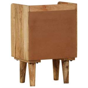 Table de chevet en bois de manguier naturel dans diverses nuances de brun, commodes - Product Image 4