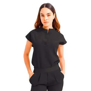 Ensembles de blouses d'hôpital unisexes sur mesure, uniformes de jogger pour infirmières avec techniques d'impression, tissu tricoté, numéro de modèle OEM - Product Image 3