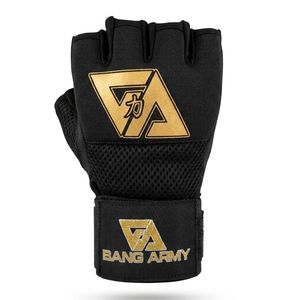 Bandages de main en gel à application rapide, rembourrés, sans doigts, avec trou pour le pouce, fermeture auto-agrippante, logo personnalisable, 1 paire, taille 4,5 m (14,76 pi) - Product Image 1