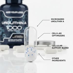 Complément alimentaire liposomal de qualité supérieure, Urolithin-A liposomal, capsules pour adultes, pour le bien-être général - Product Image 3