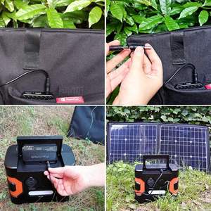 Flashfish 100W 18V <b>Portable</b> <b>Solar</b> <b>Panel</b> Foldable <b>Solar</b> Charger 5V USB 18V DC Output Compatible Smartphones Tablets <b>Portable</b> - Product Image 5