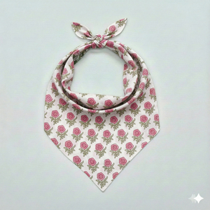 Foulard bandana en coton imprimé paisley fait main, écharpe de cou indienne, accessoire de mode bohème pour femme - Product Image 2