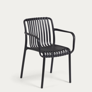 Chaise en plastique avec accoudoirs pour restaurants, hôtels, espaces extérieurs et sièges commerciaux - Product Image 3