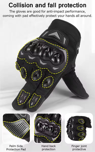 Four Seasons Polyester Motorbike <b>Gloves</b> Anti-slip Wear Resistance <b>Touch</b> <b>Screen</b> Motorcycle Riding <b>Gloves</b> - Product Image 5