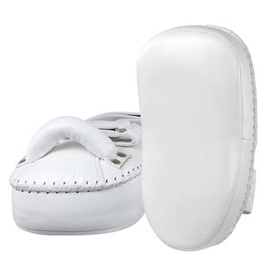 Almohadillas de Boxeo Tailandés de Cuero de Alta Calidad con Etiqueta Privada Personalizada, Venta Directa de Fábrica, Almohadillas de Kickboxing con Logotipo Personalizado para Adultos - Product Image 1