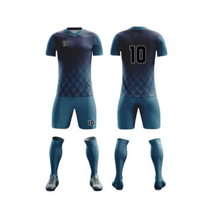 Nuevo Uniforme de Fútbol de Alta Calidad, Superventas, Unisex para Adultos, Logotipo Frontal Sólido, Secado Rápido, Transpirable, 100% Poliéster, Personalizable - Product Image 4
