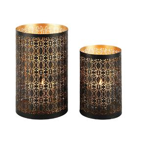 High Demand <b>Set</b> of 2 Round Votive Gold Coated Latest Design Candle Holder <b>Lantern</b> Tealight Indoor Decor Usage Customize Size - Product Image 1