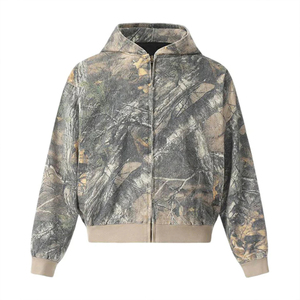 Sweat à capuche personnalisé brodé, épais, 100% coton, épaules tombantes, streetwear hiver, unisexe - Product Image 1