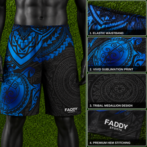 Custom Polynesian Tribal Print Board <b>Shorts</b> Wholesale <b>Men</b> Casual Beachwear Sublimation Summer Surf Trunks OEM - Product Image 5