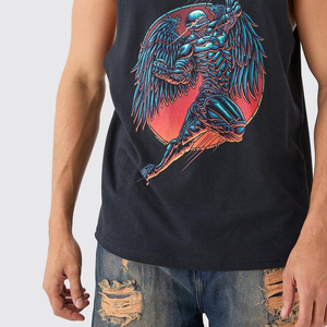 เสื้อกล้ามผู้ชายแบบมีซับใน ระบายอากาศได้ดี ผ้าฝ้าย คอกลม - Product Image 4