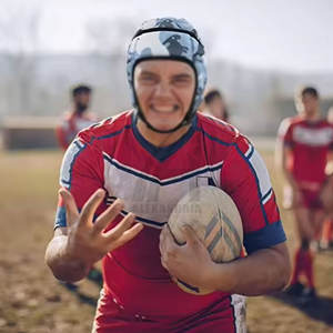 Casco de Hockey sobre Hielo y Rugby de Diseño Personalizado con MOQ Bajo, Diferentes Estilos, Nuevo Diseño de Casco de Hockey sobre Hielo y Rugby de Alexandria Industries - Product Image 3