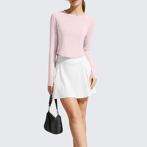 Haut de yoga pour femme, coupe ajustée, tissu confortable, idéal pour le quotidien, les loisirs, la gym et la mode urbaine - Product Image 3