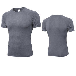 Camisetas Deportivas Personalizadas para Hombre, Camisetas Ajustadas de Secado Rápido, Transpirables, de Poliéster y Elastano, de Manga Corta, Camisetas de Compresión Lisas - Product Image 3