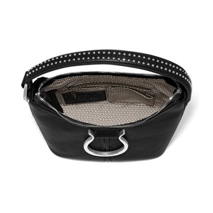 Bolso de Hombro de Lujo para Mujer, Personalizable y al por Mayor, de Diseño, Grande, de Cuero PU, con Cierre de Cremallera, Cadenas y Candado - Product Image 2