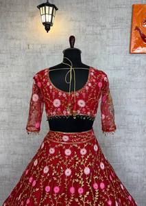 Venta caliente Readymade diseñador indio Lehenga Choli con Dupatta Georgette con lentejuelas trabajo boda, desgaste del partido traje de Bollywood - Product Image 4