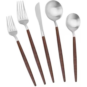 Dining Setup Metal <b>Spoon</b> <b>And</b> <b>Fork</b> <b>Set</b> Cutlery <b>Set</b> For Kitchen Dinner Service Tableware - Product Image 2