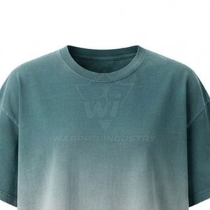 Camiseta de algodón lavado con efecto desgastado para mujer, corte holgado, manga corta, estilo casual urbano, camiseta oversize con efecto deslavado para mujer - Product Image 6