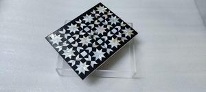 Joyero de acrílico rectangular hecho a mano con tapa de incrustación de hueso intrincada Último diseño más demandado en el Golfo - Product Image 4
