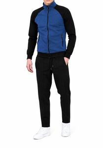 <b>Men's</b> Color Blocking Windproof Lightweight Tracksuit Full Sleeve <b>Turtleneck</b> Zipper Fly Side Pockets Regular Fit Autumn Casual - Product Image 4
