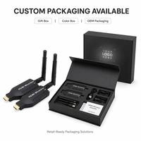 Extensor HDMI Inalámbrico PINWEI 1080P Full HD de 150m, Kit de Video TX RX 1TX a 4RX, 2.4G 5GHz para Pantallas de Conferencias y Reuniones